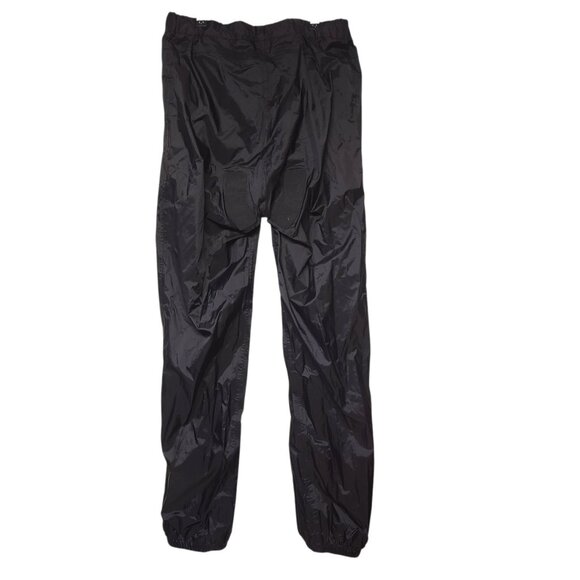 Mens XL FirstGear Motorcycle Wind Water Resistant Pants Black w/Reflective Trim - Picture 2 of 8